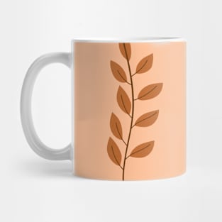 Leaf floral abstract graphic illustration design Mug